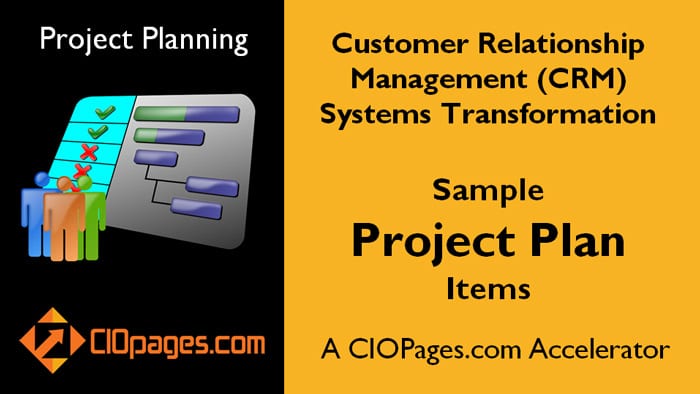 CRM Transformation Sample Project Plan