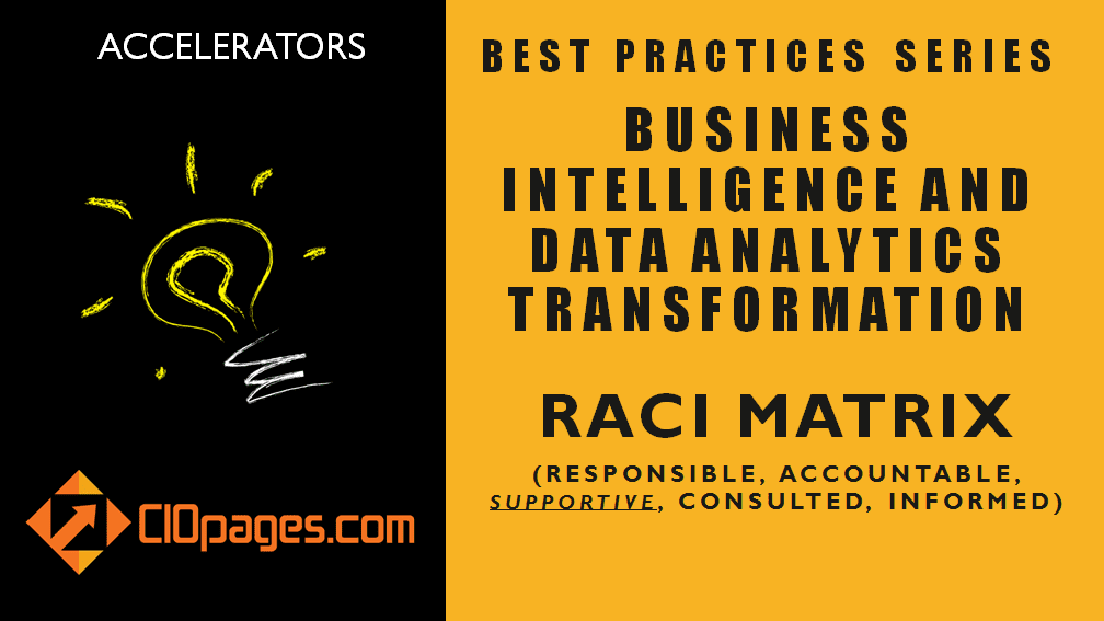 RACI Matrix – Business Intelligence and Data Analytics Project Implementation
